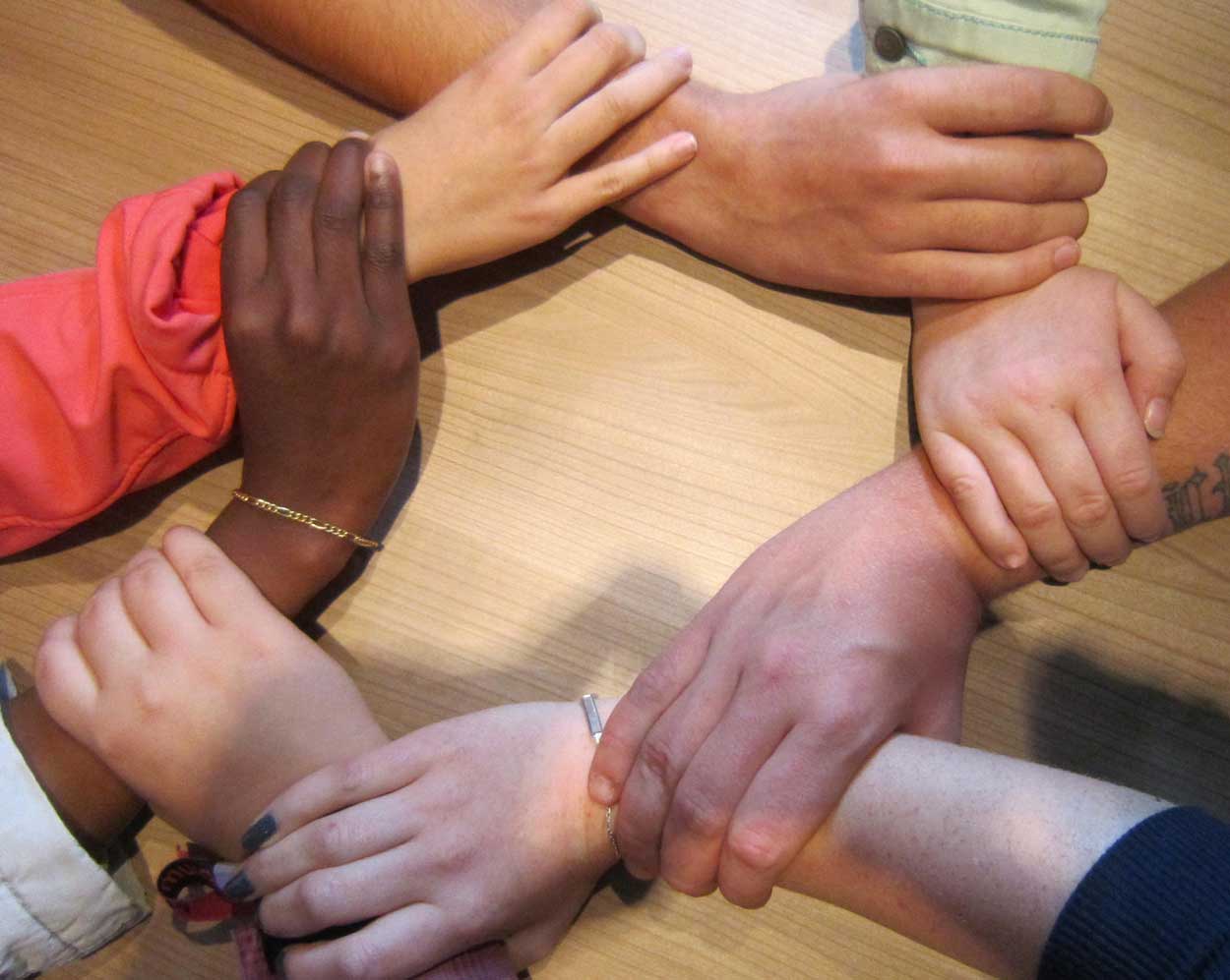 hands holding hands
