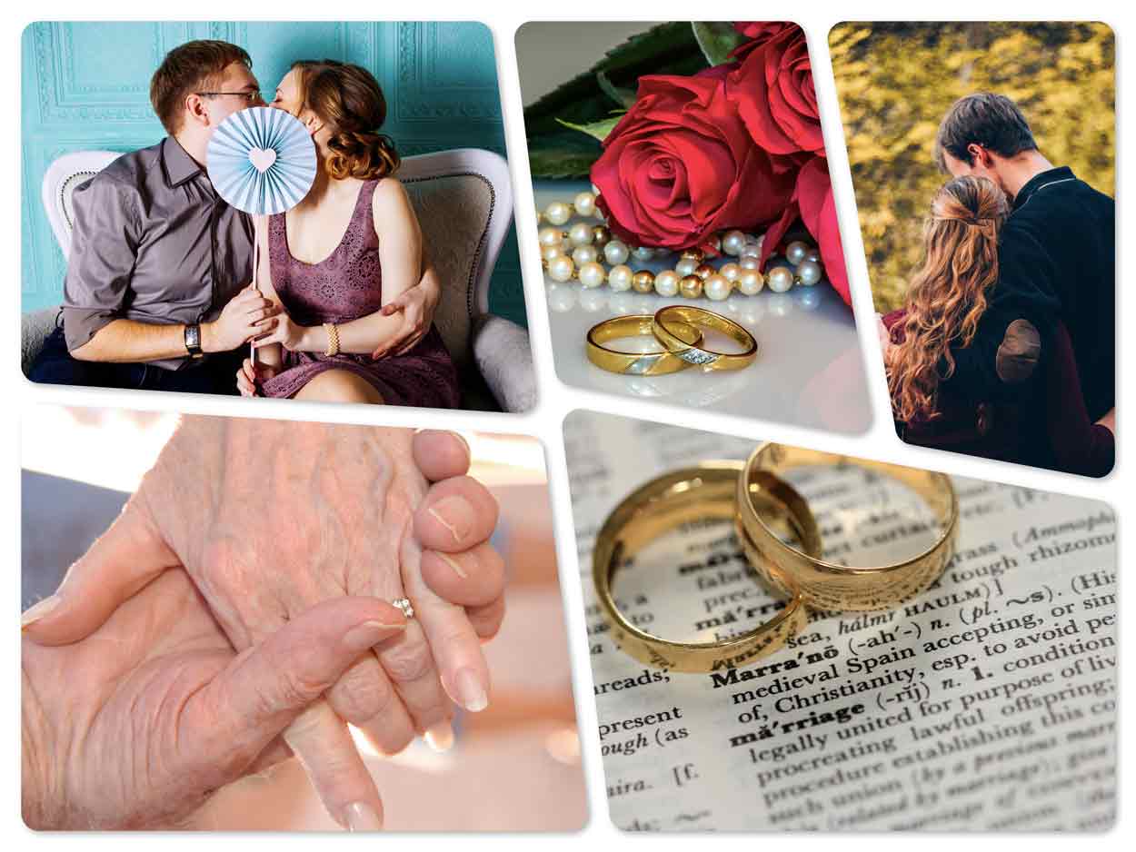 collage of lovers