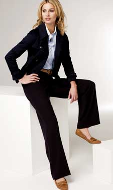 black pants