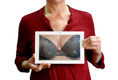girl in bra