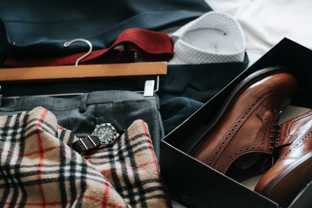 various mens clothes