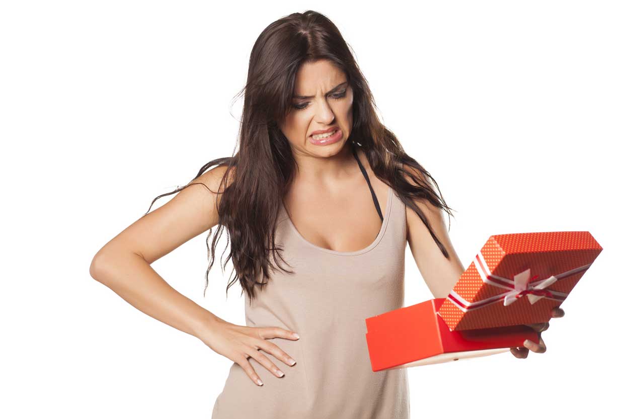 Girl looking unhappy