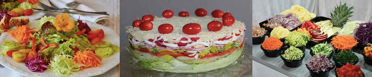 3 pix pf vegan food