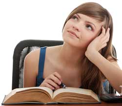 girl reading