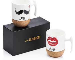 Ceramic Mugs with Novelty Cork
Bottom