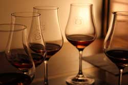 bottles of cognac